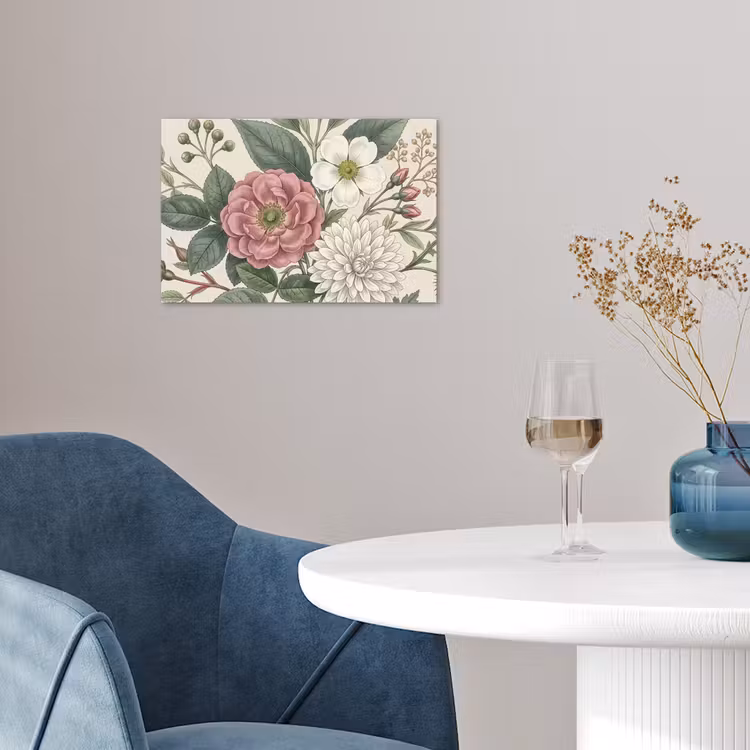 Romantisch - Design - Kleurrijk poster papier klein -sfeer3