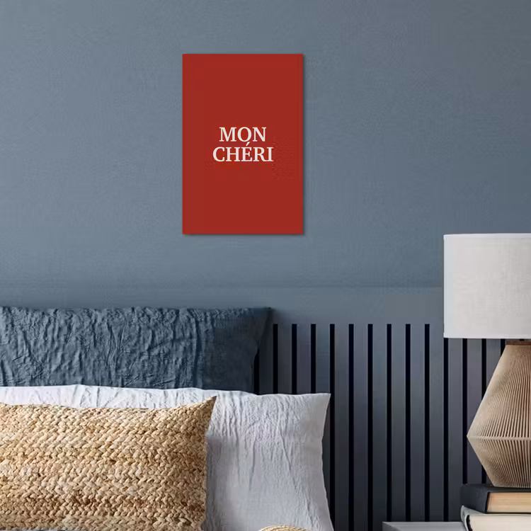 Rood - Frans - Quotes poster papier klein -sfeer2