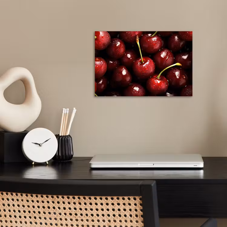 Rood - Fruit - Kersen poster papier klein -sfeer1
