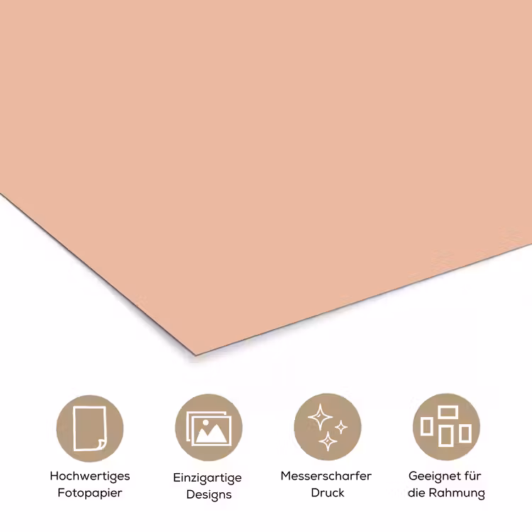Blush - Terracotta - Nude poster papier klein 62 -tcloseup_DE