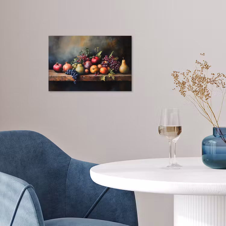 Rustiek - Stilleven - Fruit poster papier klein -sfeer3