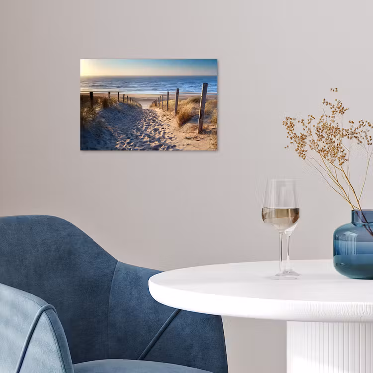 Zand - Strand - Duin - Zee - Zomer poster papier klein -sfeer3