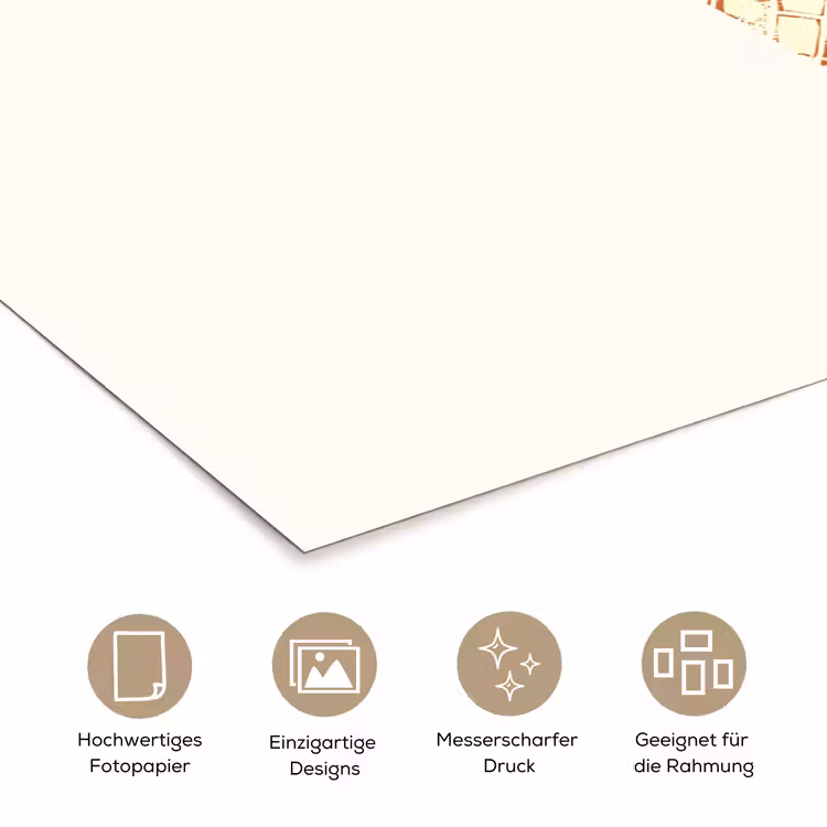 Schepijs - Hoorntje - Illustratie - Minimalistisch poster papier klein -tcloseup_DE