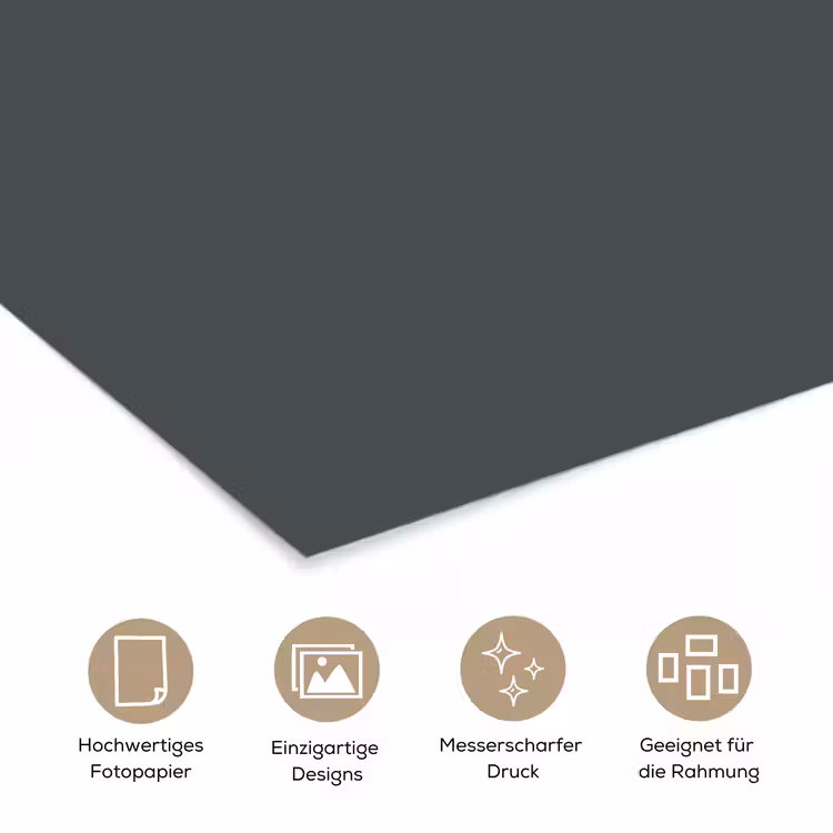 Slate - Millstone - Grijs poster papier klein 62 -tcloseup_DE
