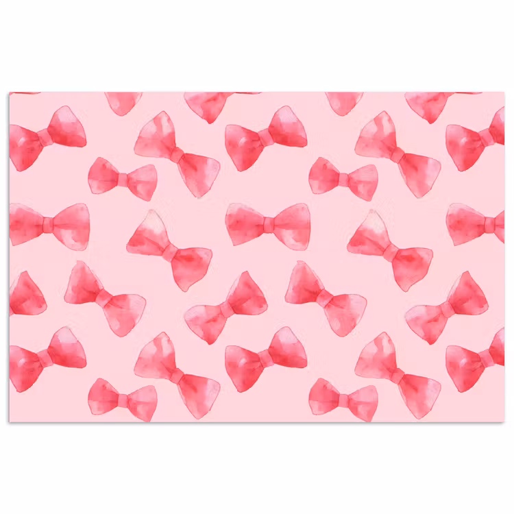 Strikken - Aquarel - Roze poster papier klein 62 -3d