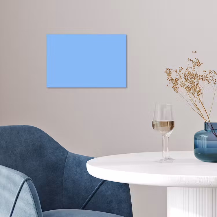Sky - Glow - Blauw poster papier klein 62 -sfeer3