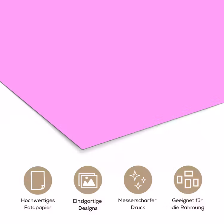 Soft - Lavender - Roze poster papier klein 62 -tcloseup_DE