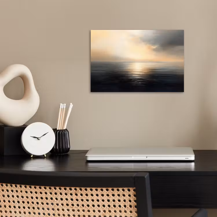 Zon - Horizon - Zee poster papier klein -sfeer1
