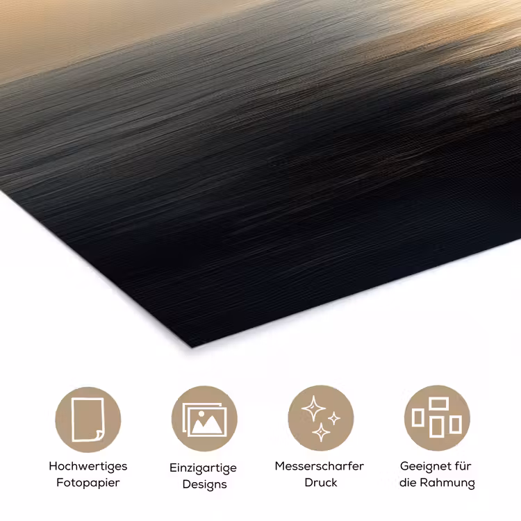Zon - Horizon - Zee poster papier klein -tcloseup_DE