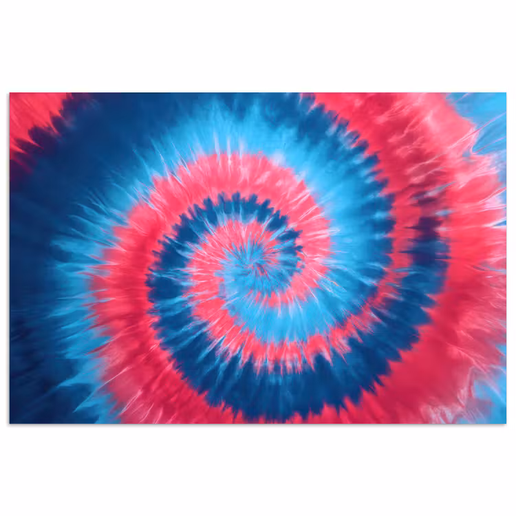 Spiraal - Roze - Draaiend poster papier klein -3d