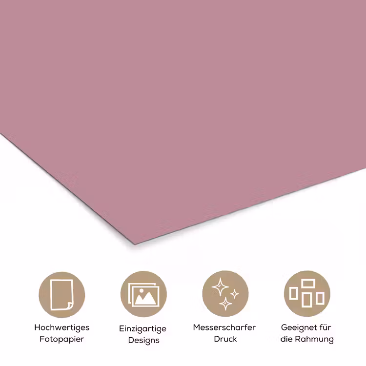 Dusty - Mauve - Paars poster papier klein 62 -tcloseup_DE