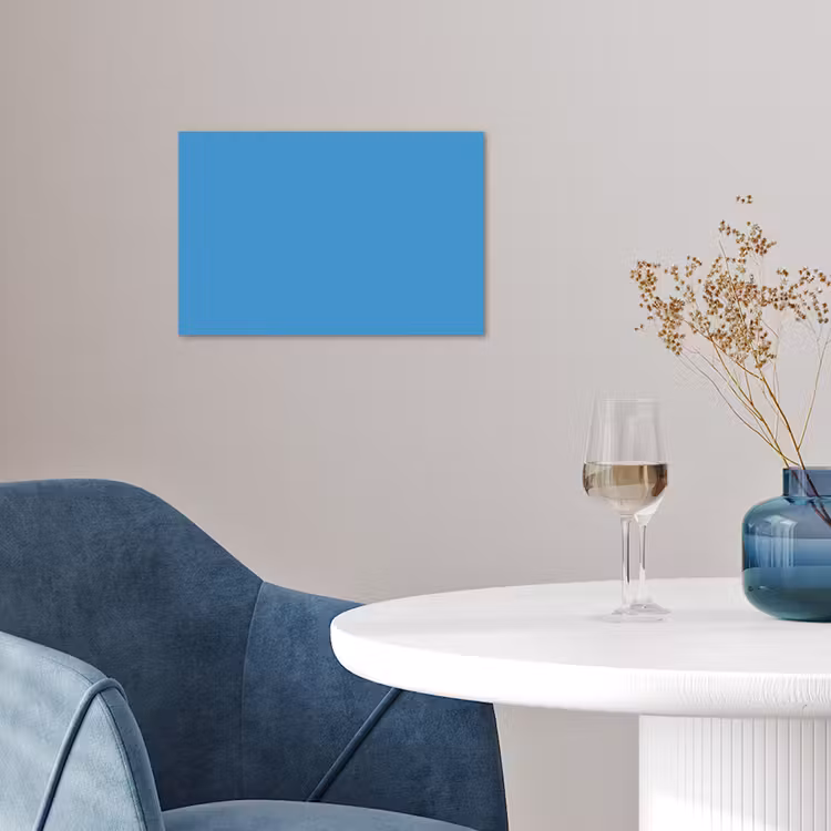 Steel - Blue - Blauw poster papier klein 62 -sfeer3