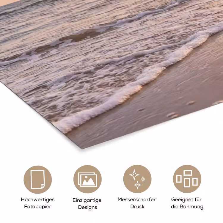 Strand - Branding - Wolken poster papier klein -tcloseup_DE