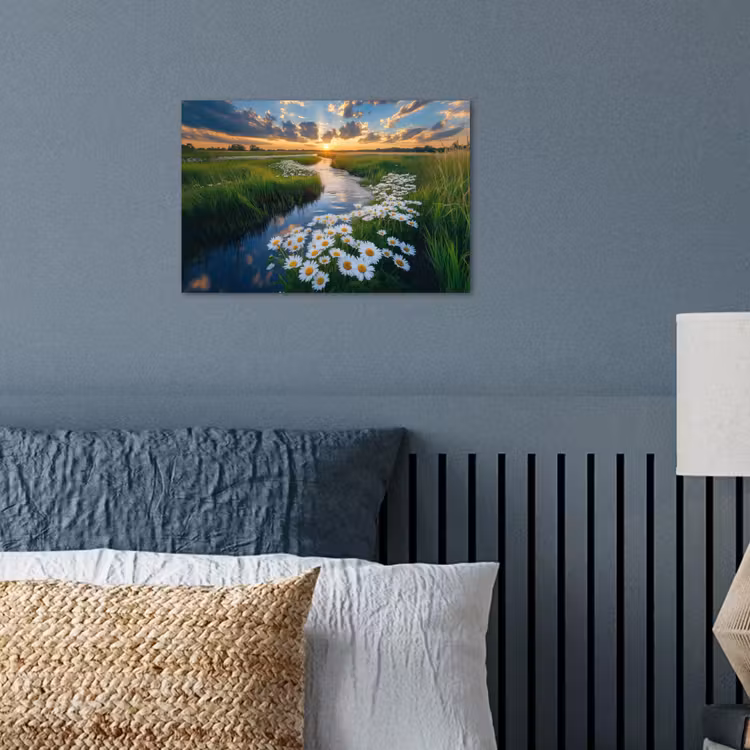 Beekje - Landschap - Margriet poster papier klein -sfeer2