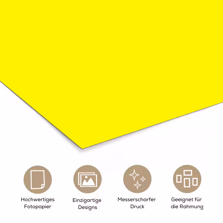 Sunshine - Glow - Geel poster papier klein 62 -tcloseup_DE