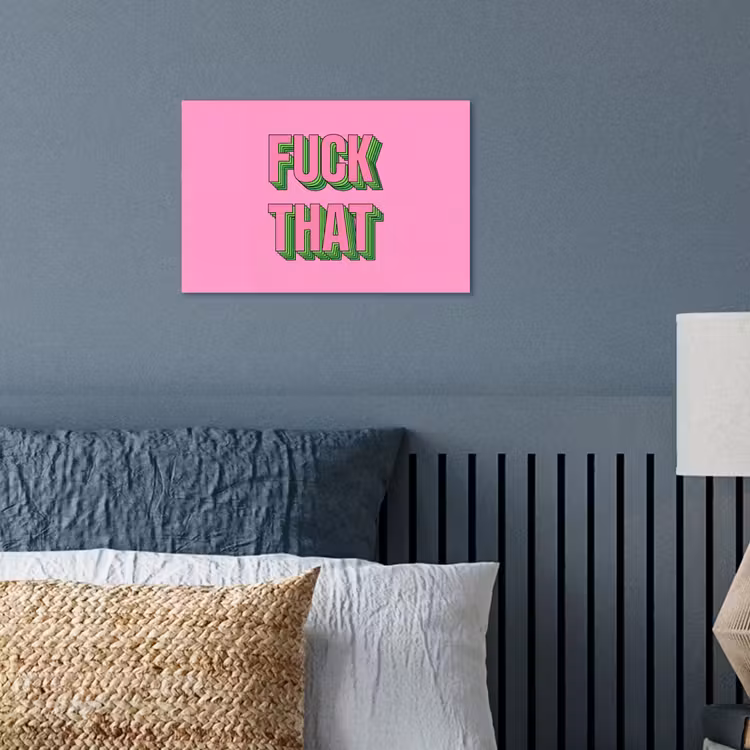 Tekst - Bold - Roze poster papier klein -sfeer2