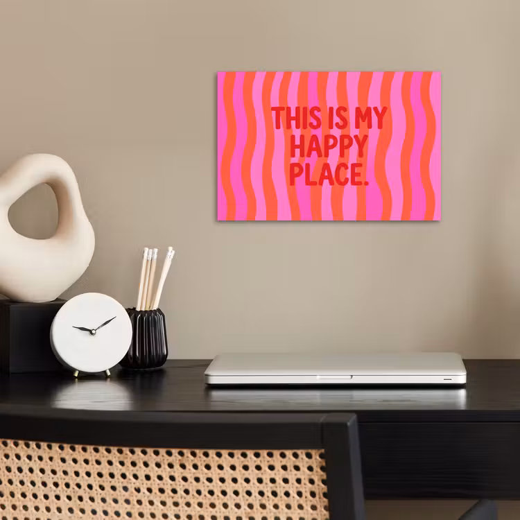 Tekst - Modern - Kleurrijk poster papier klein -sfeer1