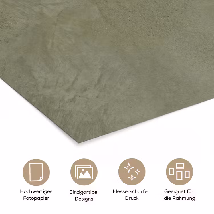 Textuur - Betonlook - Achtergrond - Modern - Groen poster papier klein -tcloseup_DE