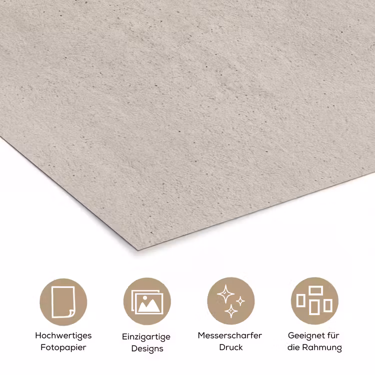 Textuur - Effen - Abstract - Beige poster papier klein -tcloseup_DE