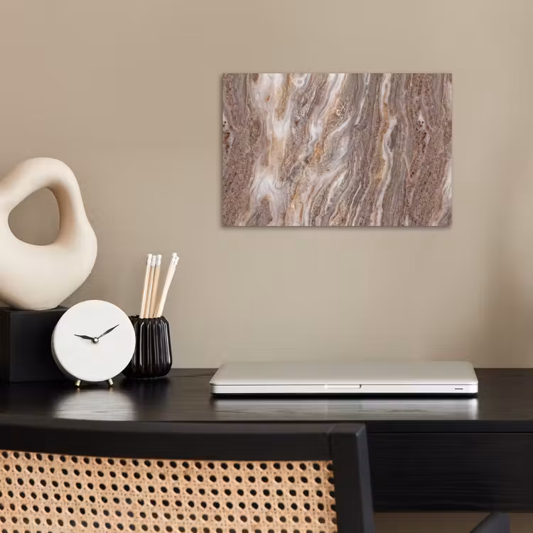 Textuur - Steen - Abstract - Beige poster papier klein -sfeer1