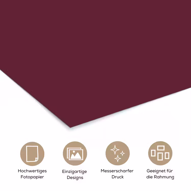 Deep - Plum - Paars poster papier klein 62 -tcloseup_DE