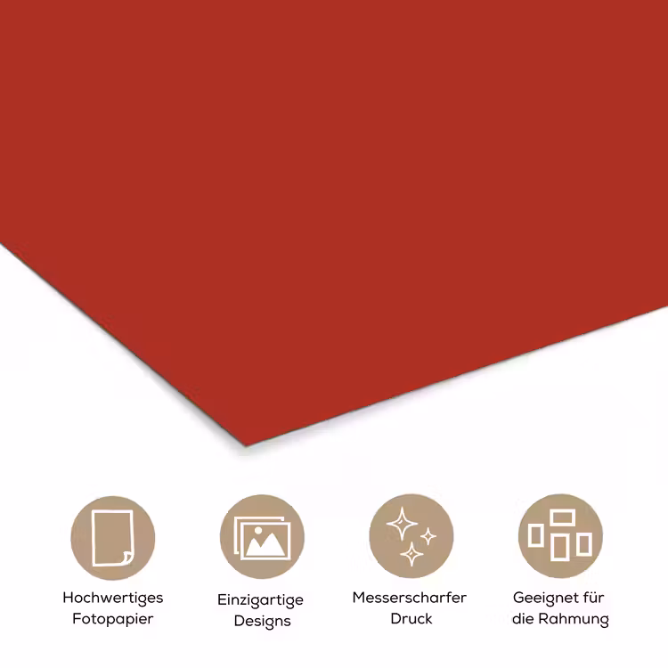 Deep - Crimson - Rood poster papier klein 62 -tcloseup_DE