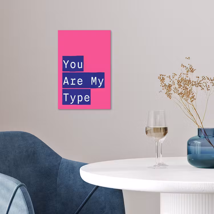 Valentijn - Tekst - Love poster papier klein -sfeer3