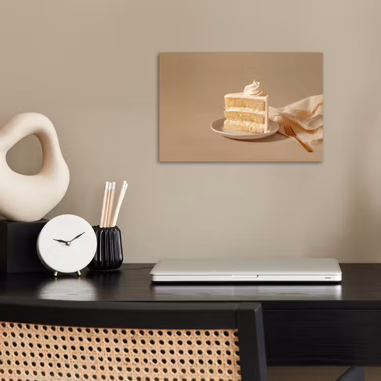 Vanilletaart - Cake - Romig poster papier klein -sfeer1