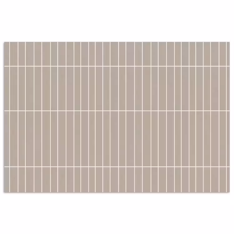Verticaal - Wandtegel - Licht Beige poster papier klein 62 -3d