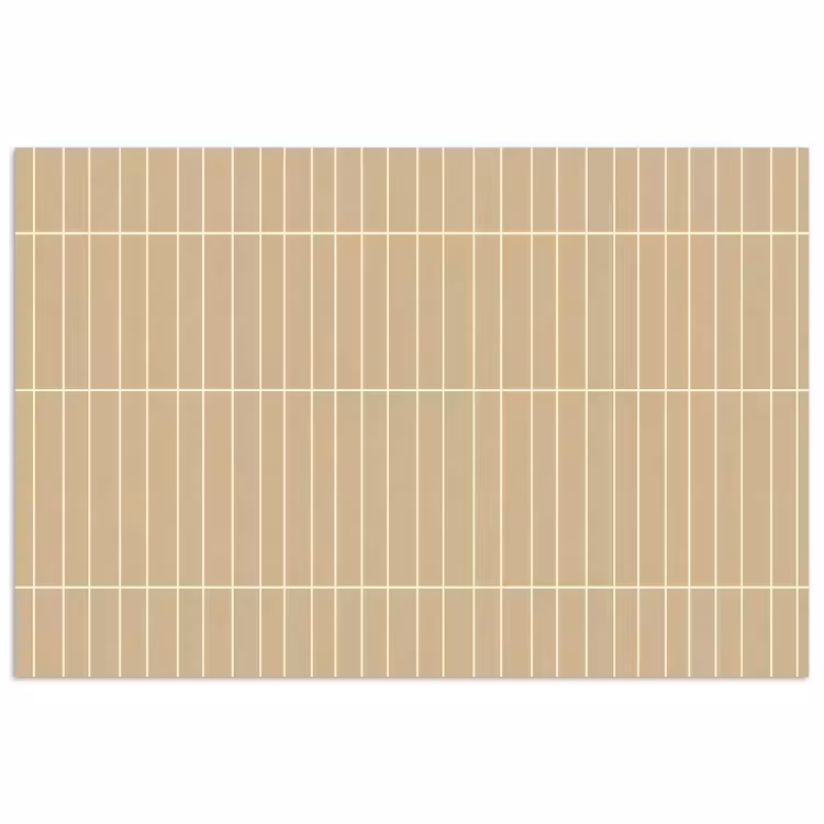 Verticaal - Wandtegel - Zand - Beige poster papier klein 62 -3d