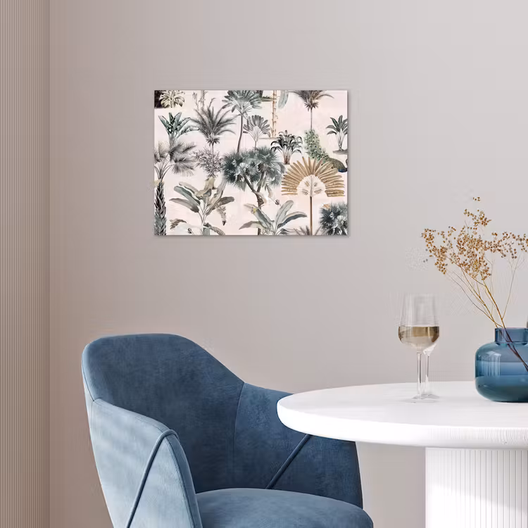 Inductie afdekplaat - Vintage - Jungle - Dieren - Natuur - Inductie beschermer poster papier klein -sfeer3
