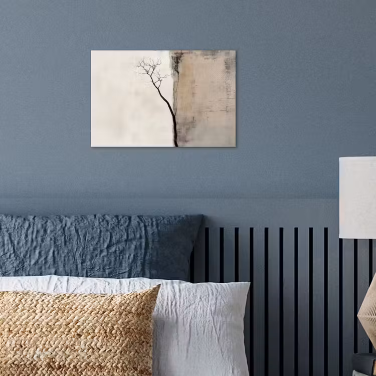 Wabi sabi - Plant - Beige poster papier klein -sfeer2