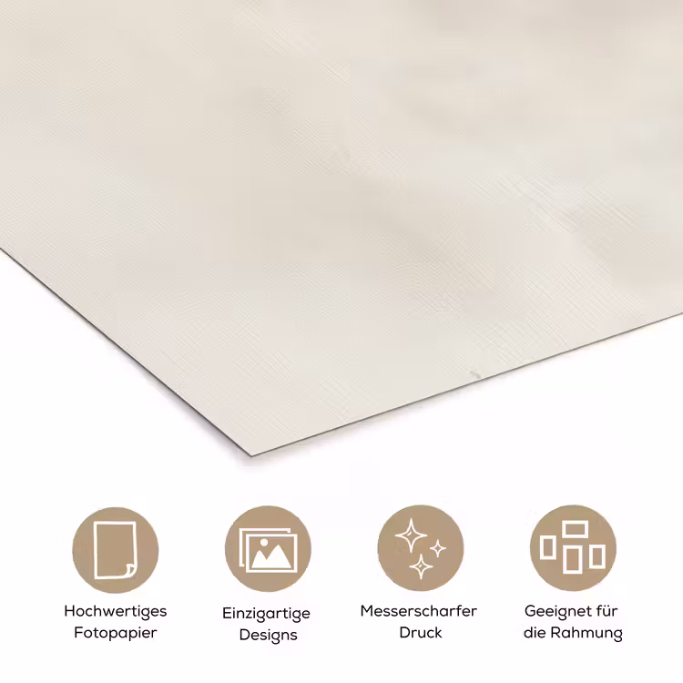Wabi sabi - Plant - Beige poster papier klein -tcloseup_DE