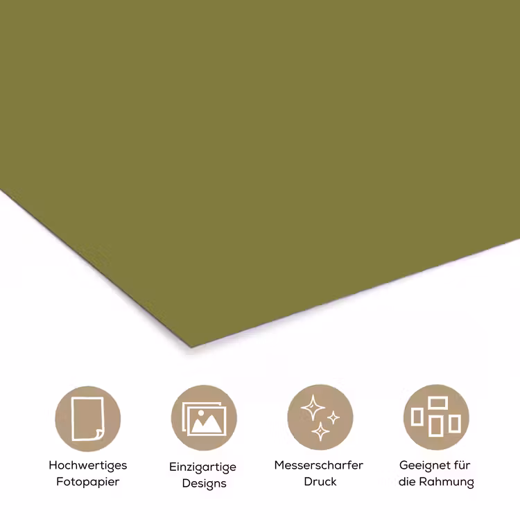Juniper - Groen - Organisch poster papier klein 62 -tcloseup_DE
