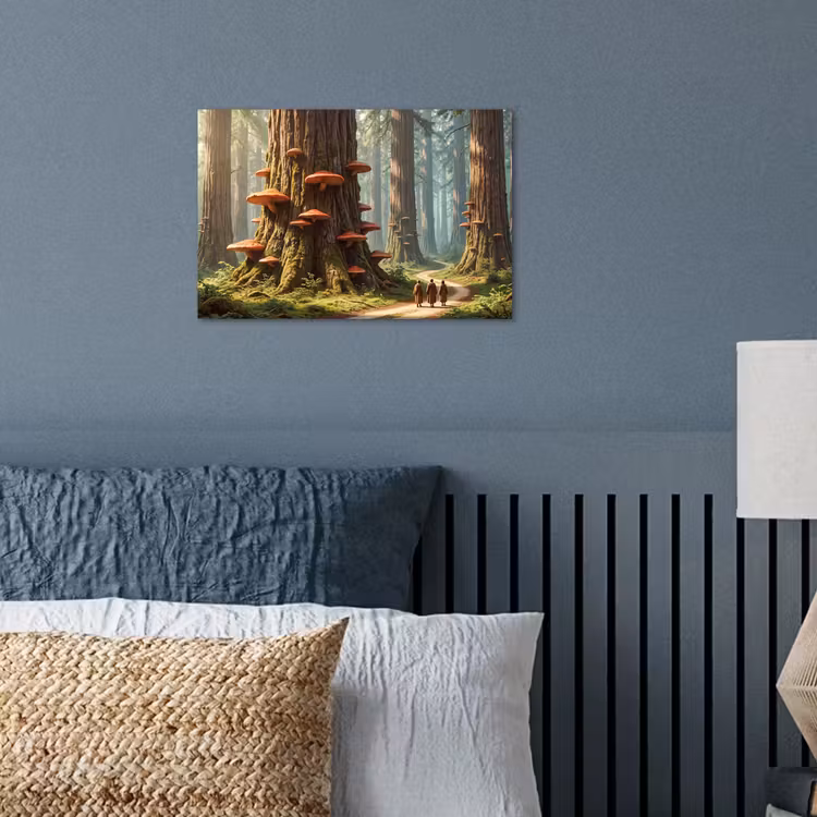 Poster - Wald – Bäume – Natur - Bos - Bomen - Natuur poster papier klein