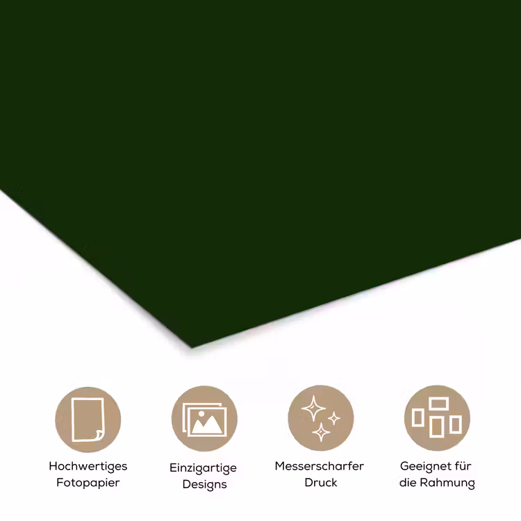 Forest - Green - Groen poster papier klein 62 -tcloseup_DE