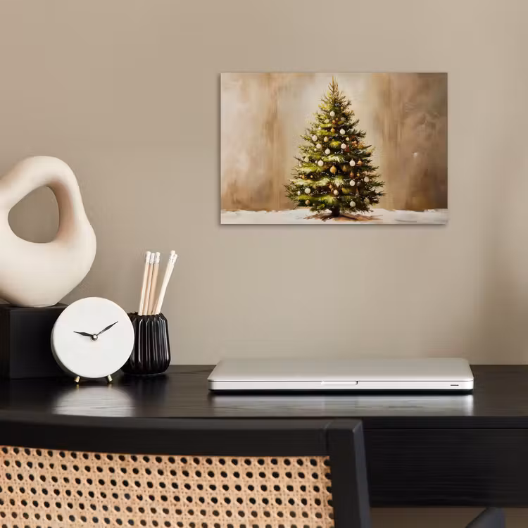 Kerst - Sfeer - Groen poster papier klein -sfeer1