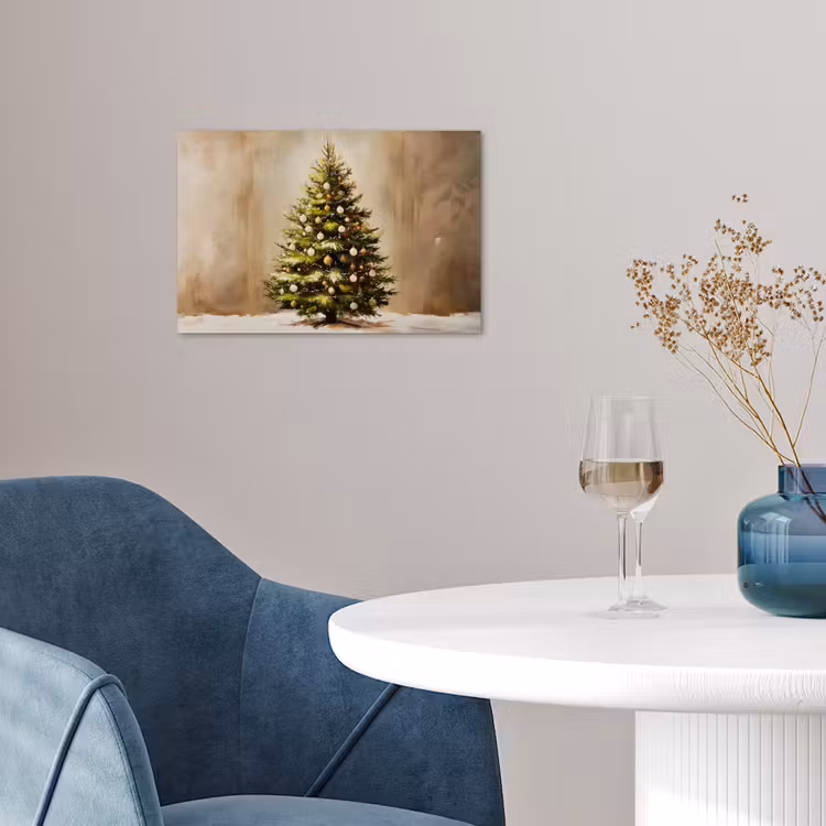 Kerst - Sfeer - Groen poster papier klein -sfeer3
