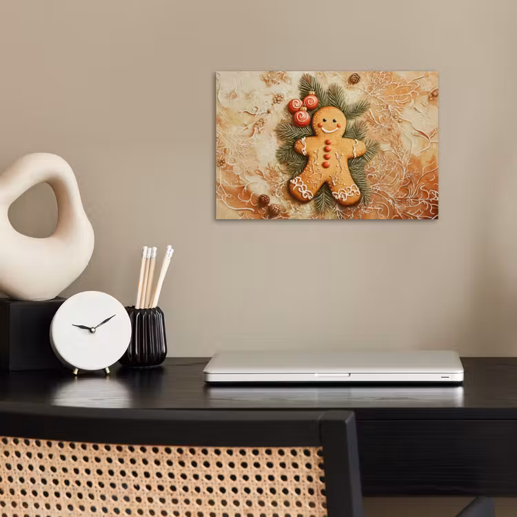 Kerstmis - Koekje - Poppetje - Speculaas poster papier klein -sfeer1