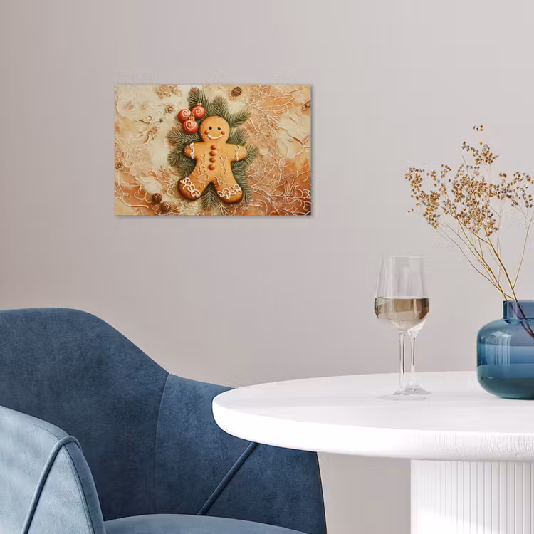 Kerstmis - Koekje - Poppetje - Speculaas poster papier klein -sfeer3