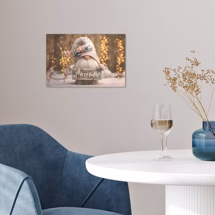 Kerst - Gnome - Bord - Kleurrijk poster papier klein -sfeer3