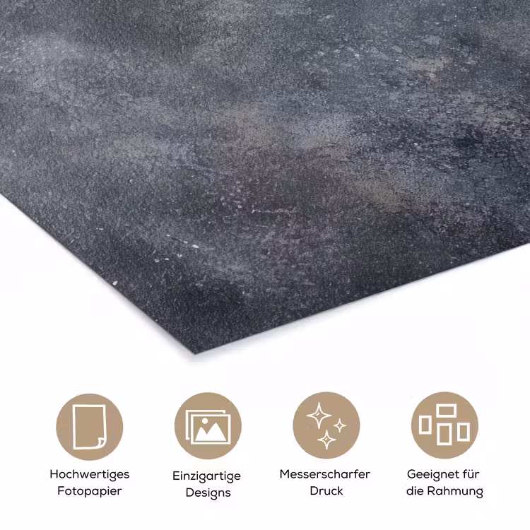 Winter - Hulst - Kerst - Beton poster papier klein -tcloseup_DE