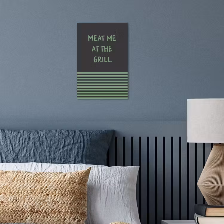 Quote - Groen - Grill - Zomer poster papier klein -sfeer2