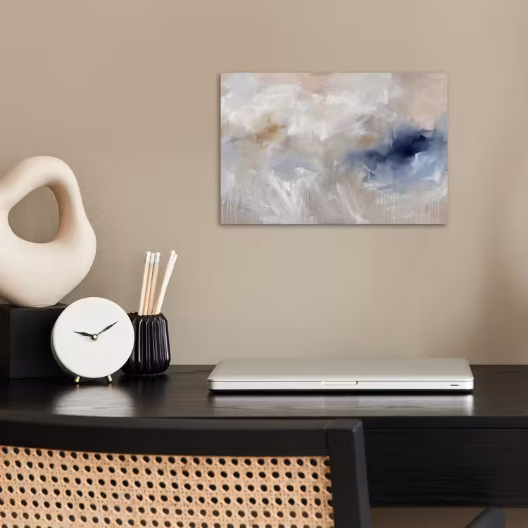 Abstract - Wolken - Sfeer - Modern - Beige poster papier klein -sfeer1