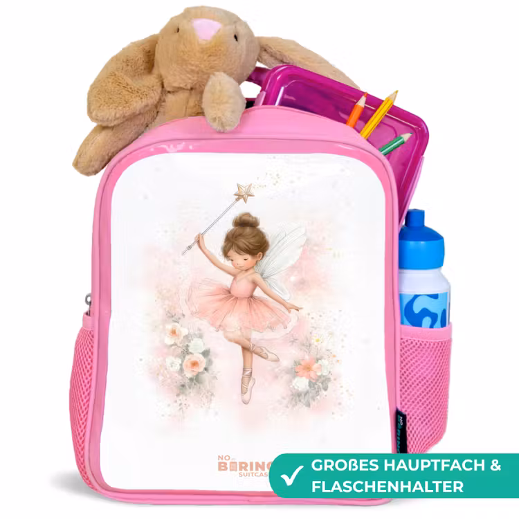 Ballerina fee in roze Kinderrugzak - Roze middel -inhoud_DE