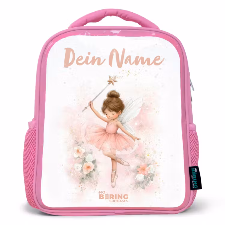 Ballerina fee in roze Kinderrugzak - Roze middel -3d