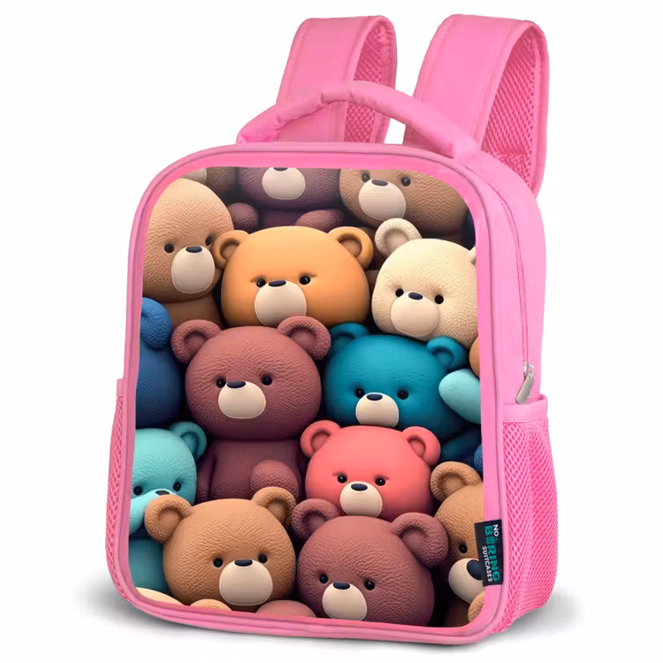 Beren Bonanza Kinderrugzak - Roze middel -schuin