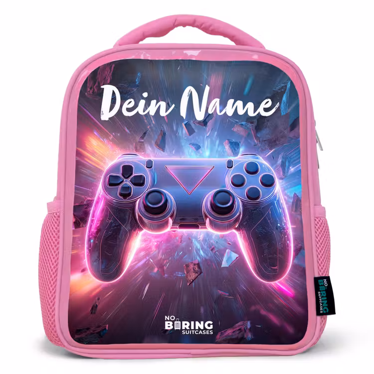 Controller - Neon - Game Kinderrugzak - Roze middel -3d
