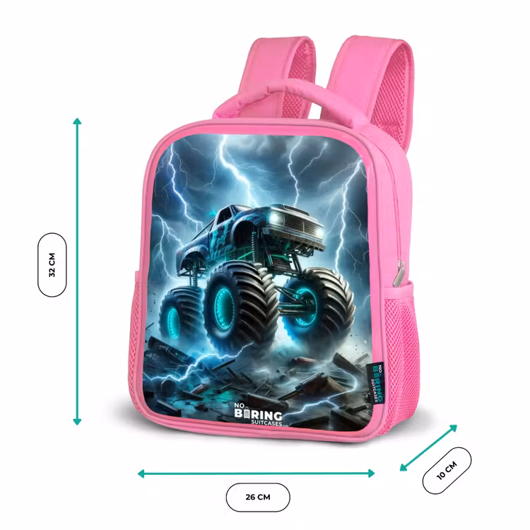 Thunder Wheels Kinderrugzak - Roze middel -productfoto_formaten