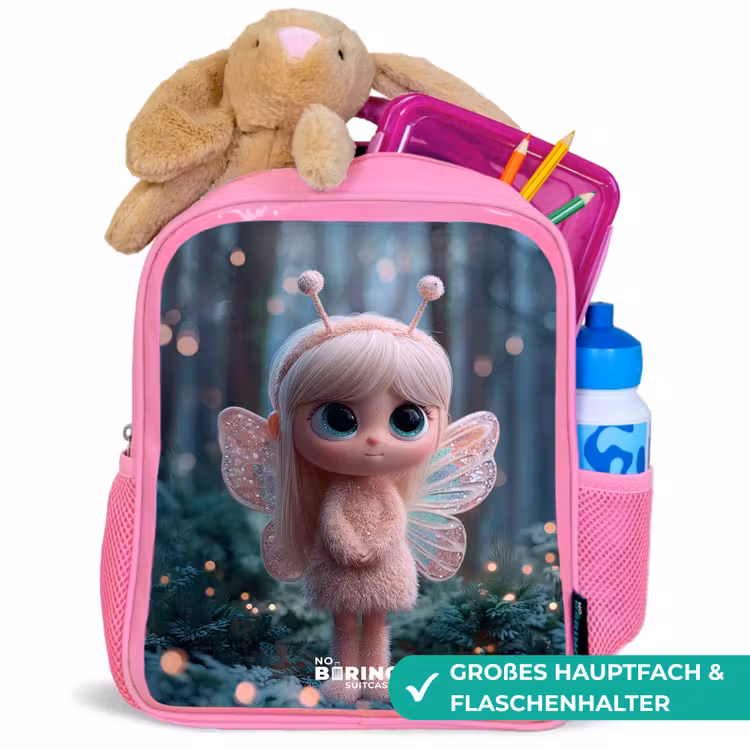 Fairy - Bos - Glitters Kinderrugzak - Roze middel -inhoud_DE